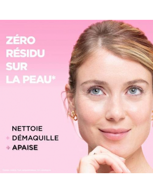 Garnier Eau Micellaire Tout en 1 Peaux Sensibles 400ml SkinActive Nettoie Démaquille Apaise