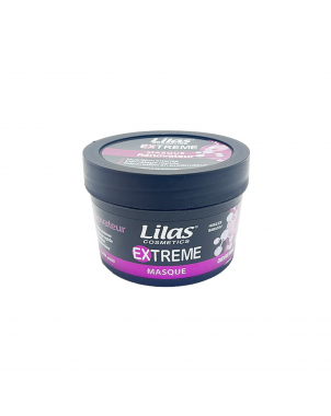 Lilas Masque Extrême Rénovateur 400ml Huile de Babassu pour Cheveux Noirs