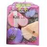 Kiss Lovely Makeup Tools Pack de Mini Houppettes et Eponges Maquillage Beauty Blenders 5pcs