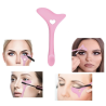 Eyeliner Aid en Silicone Outil d'Aide de Maquillage Eyeliner Eyeshadow Sourcils et Lèvres
