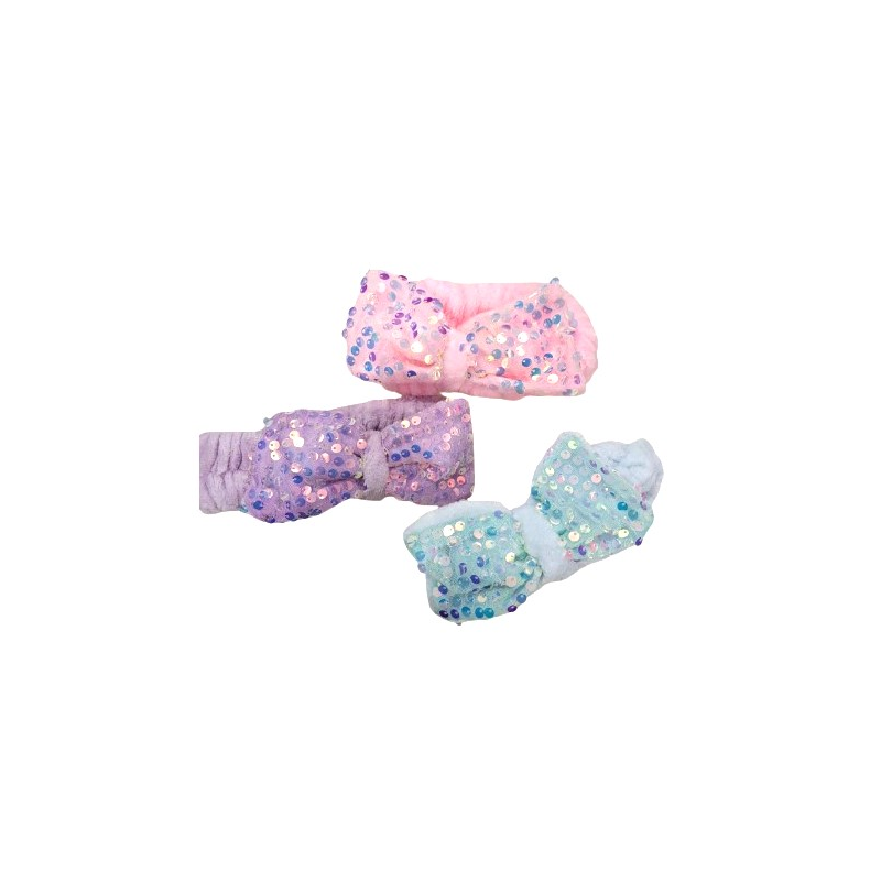 Bandes Cheveux avec Perles Maquillage et Douche Hair Shower Headband