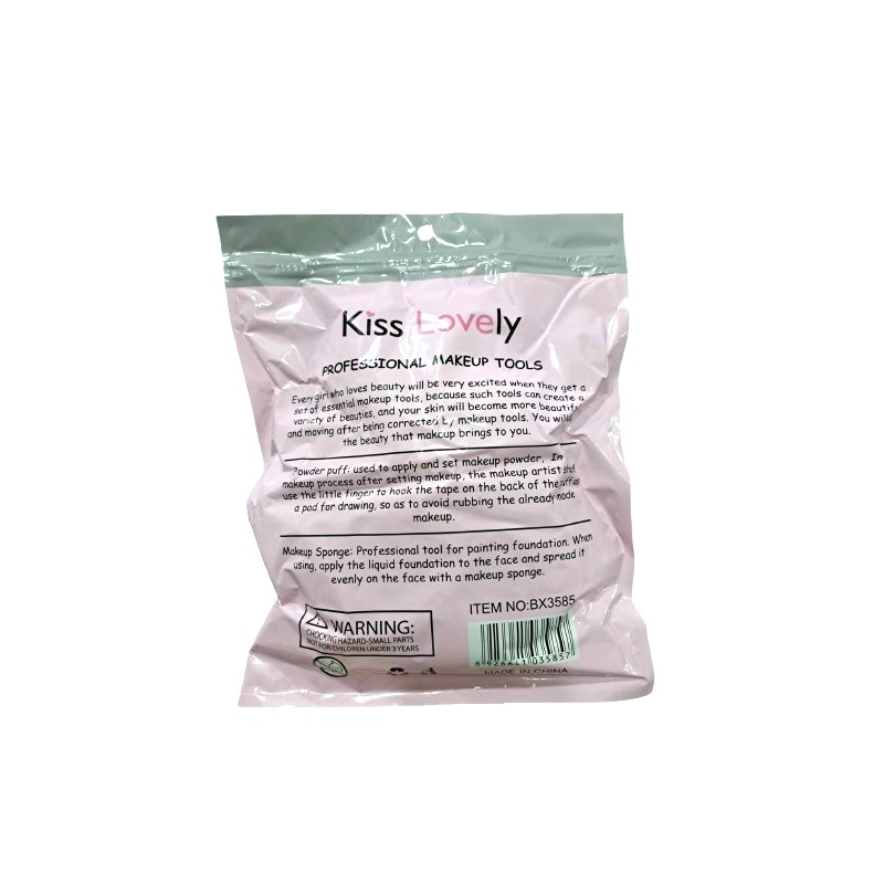 Kiss Lovely Pack de 20pcs Eponges Maquillage Professionnels "I am Professional"