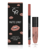 Golden Rose Matte Lip Kit Warm Nude - Longstay Liquid Matte Lipstick 13 et Dream Lips Lipliner 503