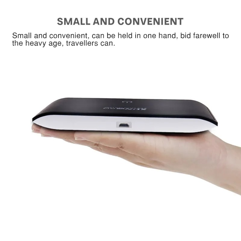 SUN H7 Plus 24watt Sèche Ongles Mini LED UV pour Séchage Ongles Vernis et Gels à Ongles Portable Pliable Câble USB