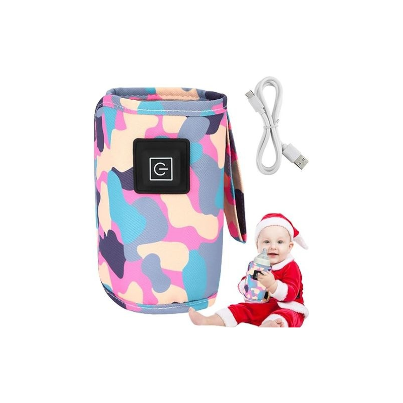 Chauffe Biberon Electrique pour Bébés Portable Câble USB