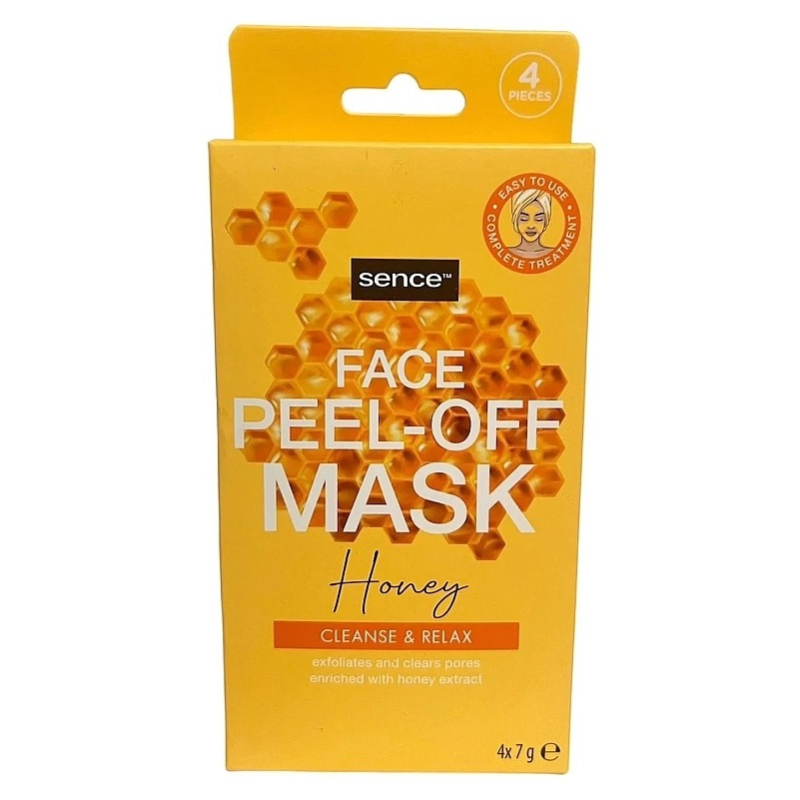Sence Peel Off Mask Honey 4*7g Masque Exfoliant des Pores au Miel