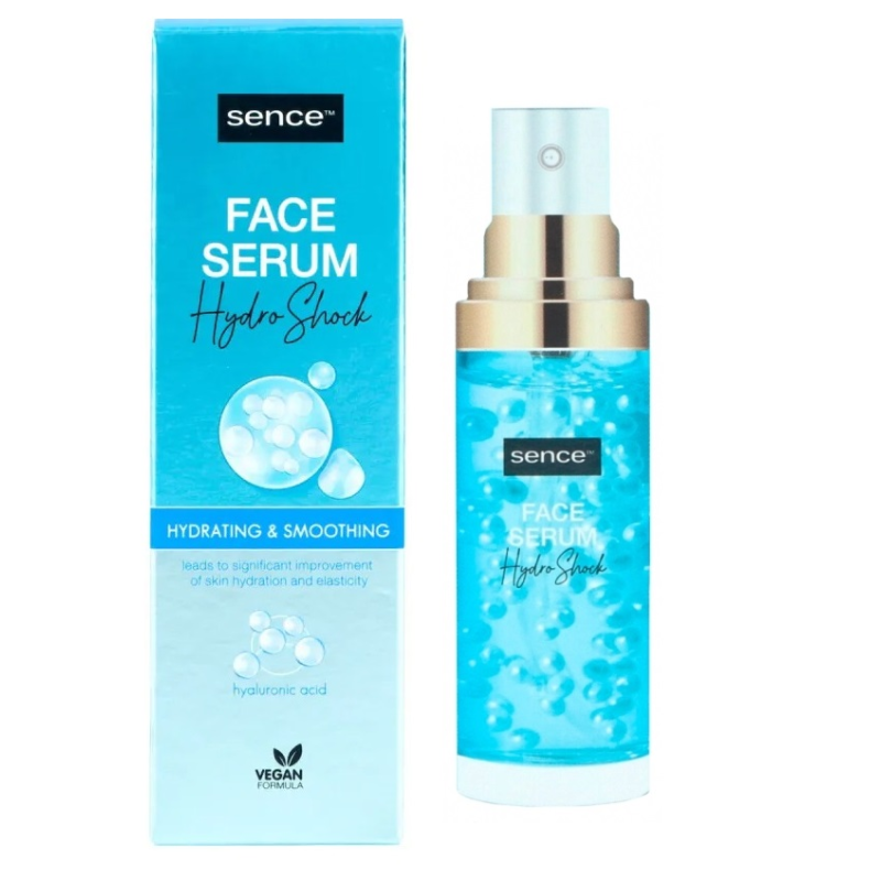 Sence Face Sérum Hydro Shock 30ml Sérum Hydratant pour le Visage à l'Acide Hyaluronique