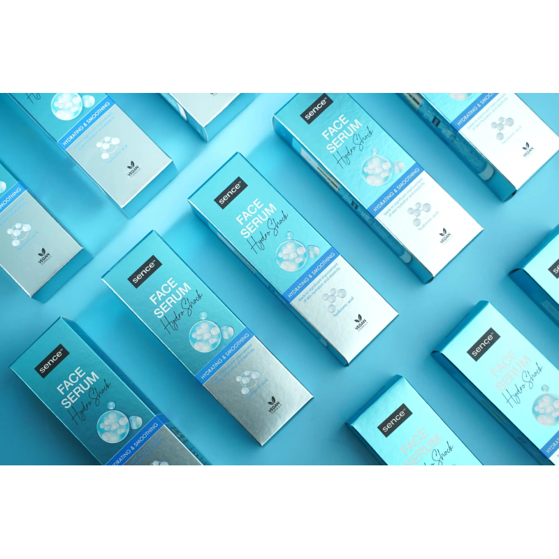 Sence Face Sérum Hydro Shock 30ml Sérum Hydratant pour le Visage à l'Acide Hyaluronique