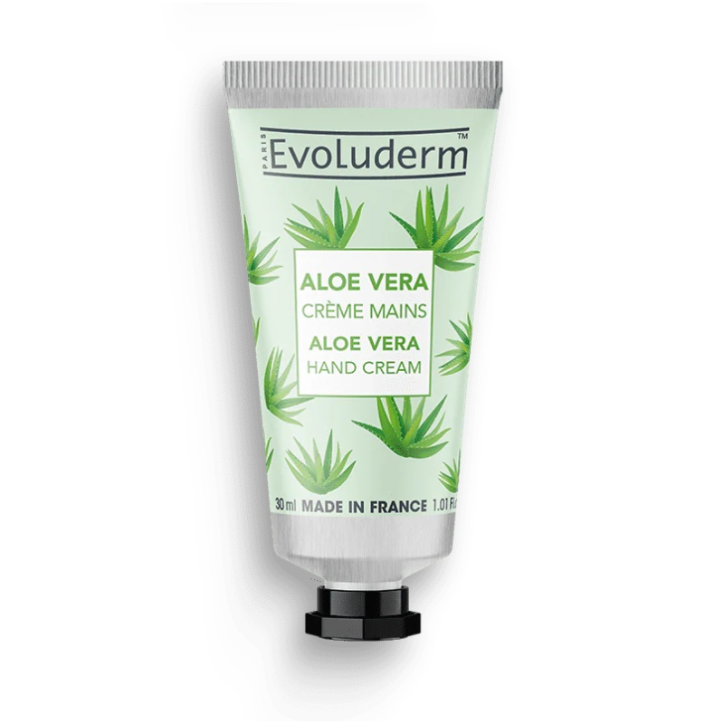 Evoluderm Crème pour les Mains à l'Aloe Vera 30ml Hydrate et Adoucit les Peaux Sèches
