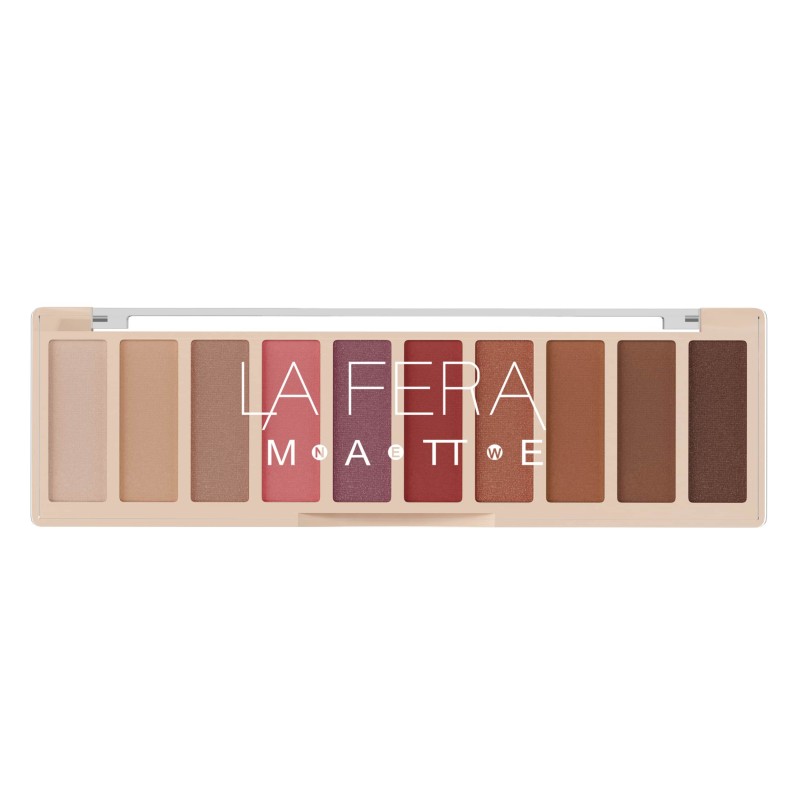 LaFera Cosmetics Palette Fard à Paupières Matte Nude Rose Make Up Yeux