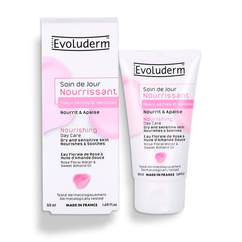 Evoluderm Soin de Jour Nourrissant Peaux Sèches et Sensibles 50ml