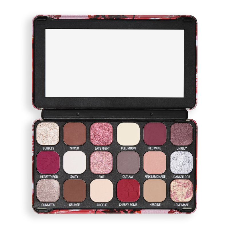 Revolution Palette Forever Flawless Cherry Rebel Red Palette Fard à Paupières