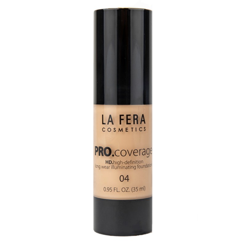 Fond de Teint Liquide LaFera Cosmetics Haute Couvrance Maquillage Prof