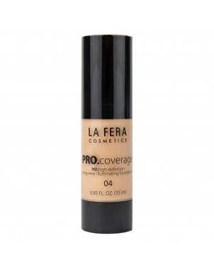 Fond de Teint Liquide LaFera Cosmetics Haute Couvrance Maquillage Prof