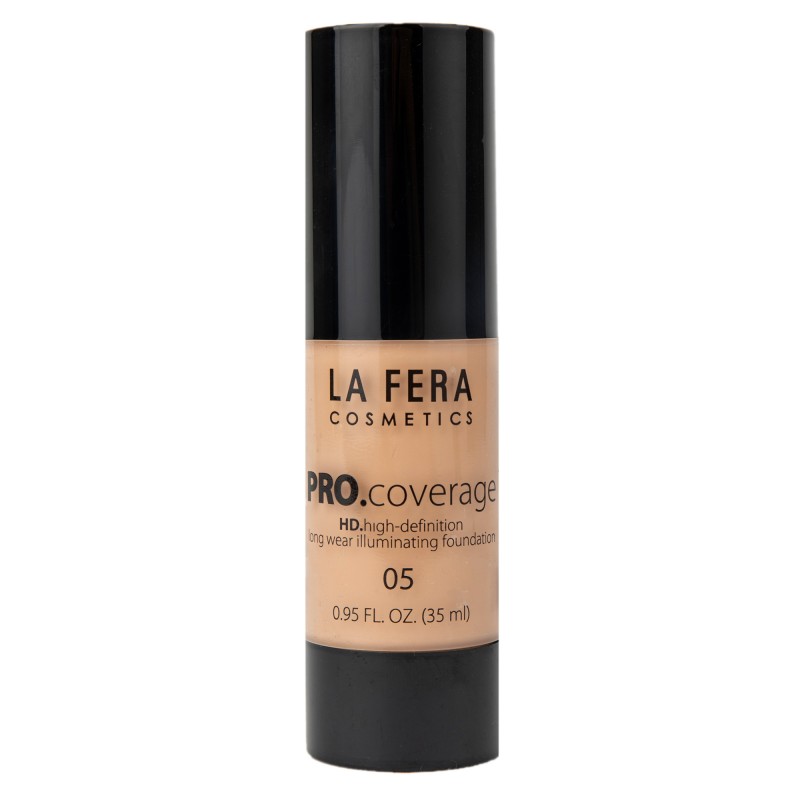 Fond de Teint Liquide LaFera Cosmetics Haute Couvrance Maquillage Prof