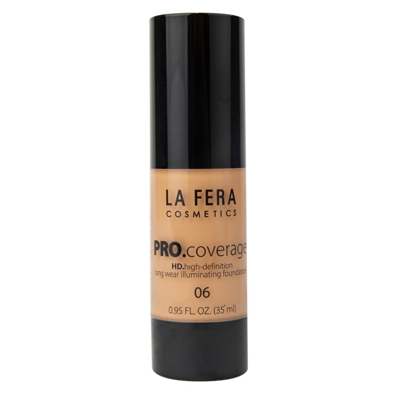 Fond de Teint Liquide LaFera Cosmetics Haute Couvrance Maquillage Prof