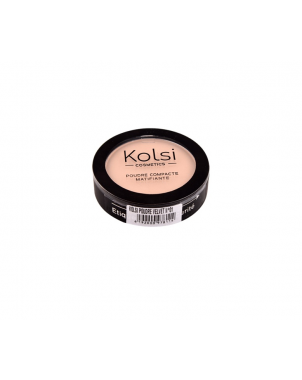 Kolsi Poudre Compacte Velvet 01 Fond de Teint Poudre