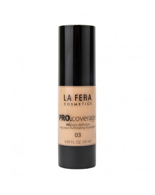 Fond de Teint Liquide LaFera Cosmetics Haute Couvrance Maquillage Prof