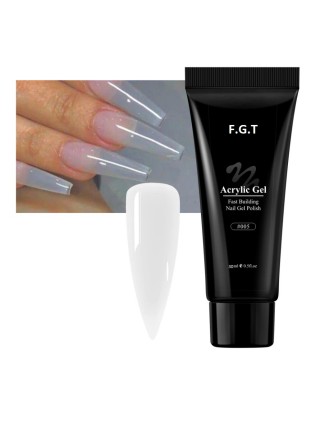 FGT Gel Acrylique Transparent Polygel Soins Ongles Nail Art Manucure