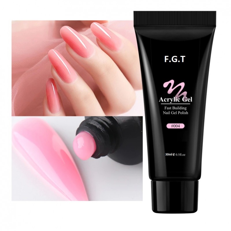 FGT Gel Acrylique Rose Pink Poly gel Soins Ongles Nail Art Manucure