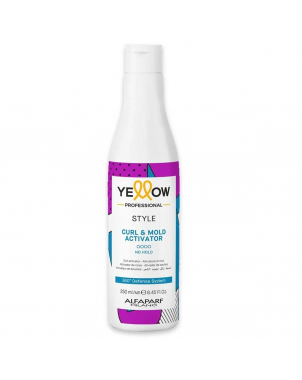 Alfaparf Yellow Style Curl & Mold Activator 250ml Crème Activatrice de Boucles pour Curly Hair Cheveux Bouclés