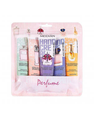 Meidian Perfume Hand Cream Set - Pack de 5 Crème à Mains Parfums