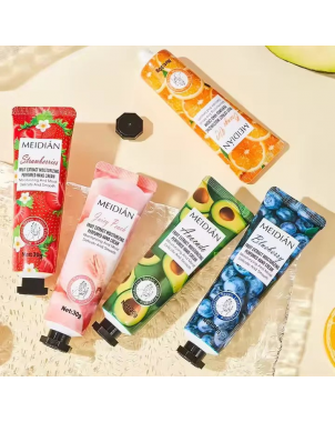 Meidian Fruit Extract Hand Cream Set - Pack de 5 Crème à Mains Fruits