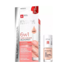Eveline Soins Ongles 6en1 Care and Color Effet Salon Couleur Nude 5ml