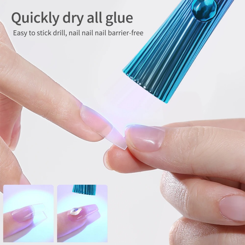 Mini Sèche Ongles Lampe à Ongles UV LED Portable Rechargeable