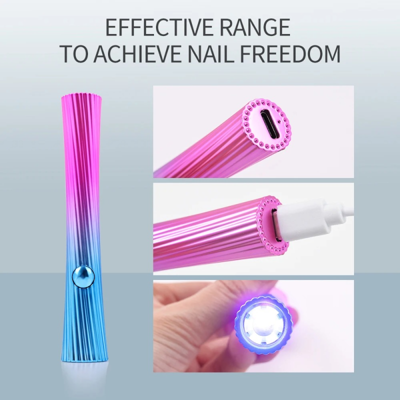 Mini Sèche Ongles Lampe à Ongles UV LED Portable Rechargeable