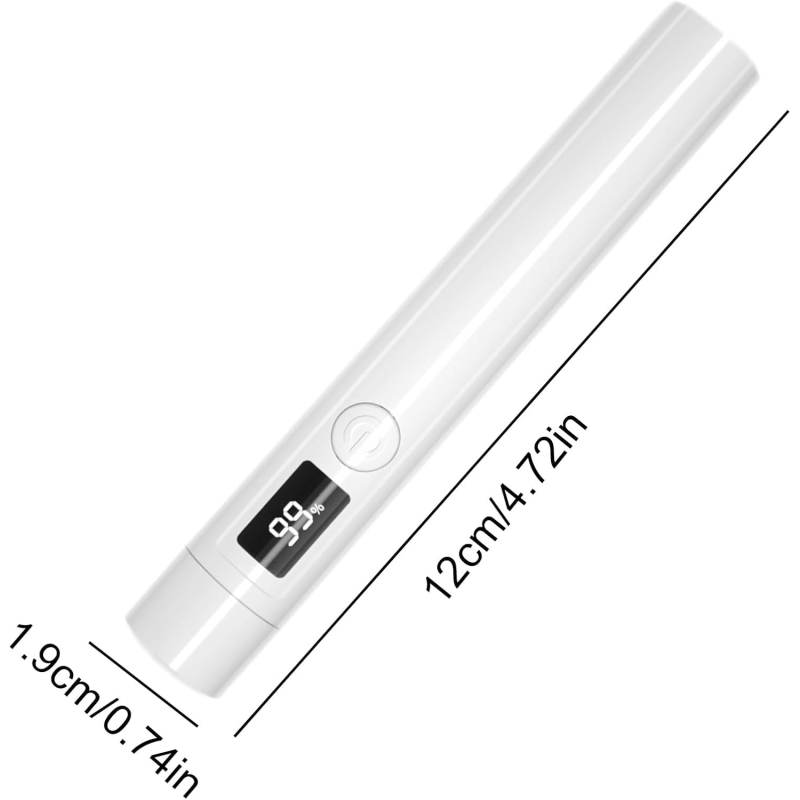 Mini Sèche Ongles Lampe à Ongles UV LED Portable Rechargeable avec Ecran LCD