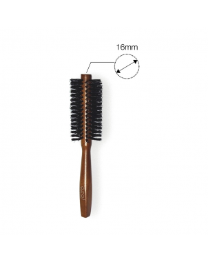 Azal Brosse Brushing en Bois (16mm) Brosse de Coiffure