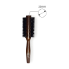 Azal Brosse Brushing en Bois (25mm) Brosse de Coiffure