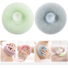 Eponge de Bain Exfoliante Ronde Douche Ultra Douce pour le Bain et Soins du Corps