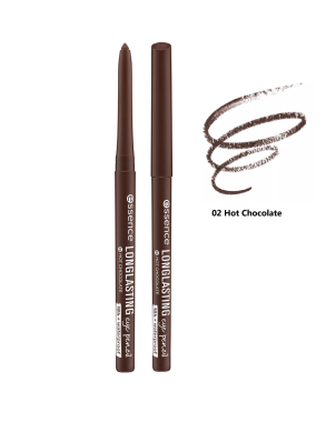 Essence Crayon Long Lasting Eyeliner 02 Hot Chocolate Crayon Yeux Waterproof