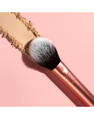 Real Techniques Pinceau 402 Setting Powder et Highlighter Cheek Pinceau Fixateur