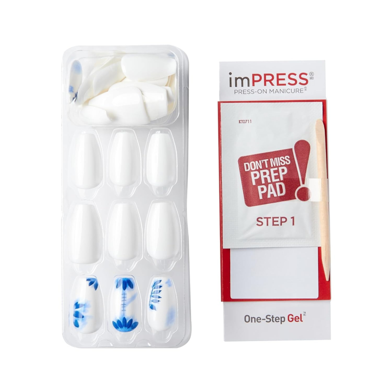 imPress Faux Ongles Press On Nails Tye Dye