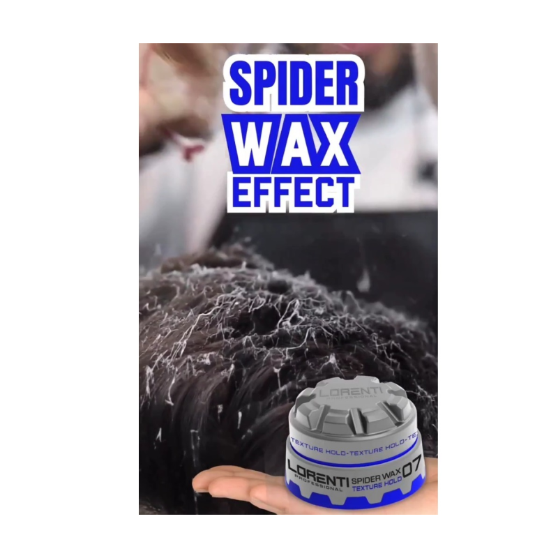 LORENTI 07 Hair Wax Spider Effect 150ml Cire Cheveux Homme Coiffure Spider Effet