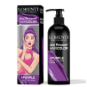 LORENTI Coloration Semi Permanente Violet 250ml Teinture Crème Colorante Longue Tenue