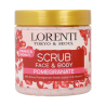 LORENTI Scrub Pomegranate 500ml Gommage Visage et Corps Grenade