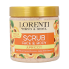 LORENTI Scrub Apricot 500ml Gommage Visage et Corps Abricot