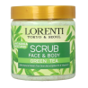 LORENTI Scrub Green Tea 500ml Gommage Visage et Corps Thé Vert