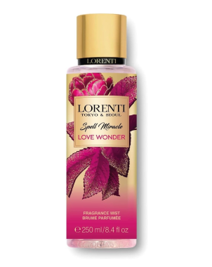 LORENTI Brume Corps Love Wonder 250ml Body Mist Corporelle Parfumé