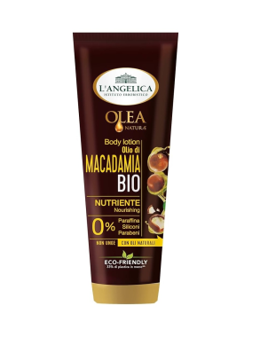 L'Angelica Lait de Corps Huile de Macadamia 250ml Body Lotion Olio di Macadamia