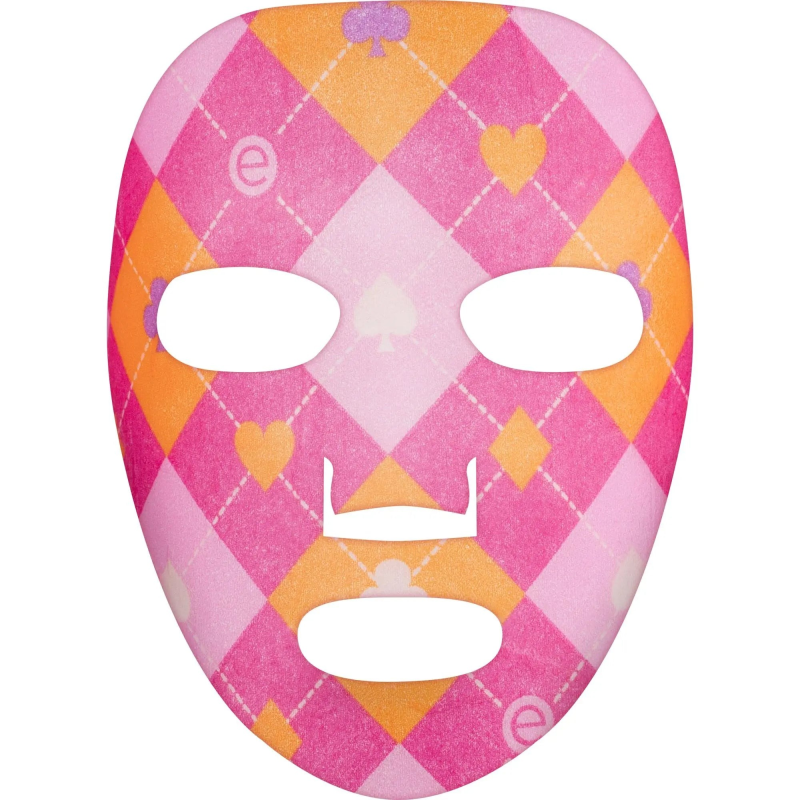 Essence Masque Visage Queen Of... Pink Face Sheet Mask 01 Keeping My Pink Poker Face