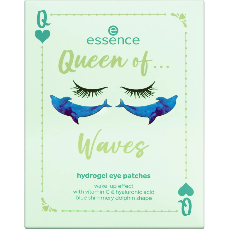 Essence Masque Yeux Queen Of... Waves Hydrogel Eye Patches 01 Dolphins Are My Trump Cards