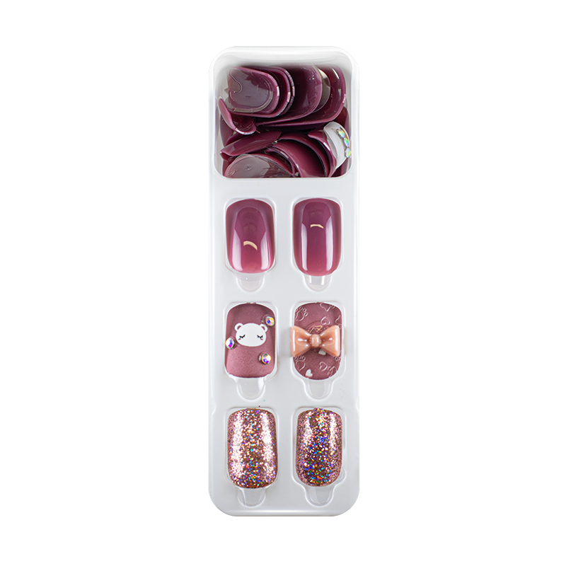 Manino Faux Ongles Mains Press On 30pcs