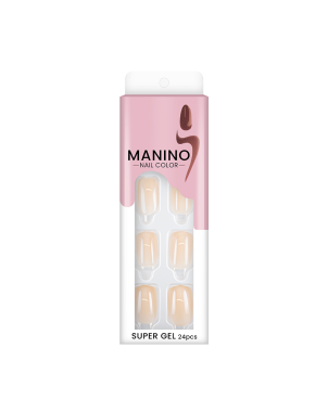 Manino Faux Ongles Mains Press On Colorés 24pcs