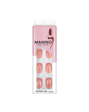 Manino Faux Ongles Mains Press On Colorés 24pcs