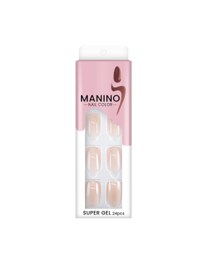 Manino Faux Ongles Mains Press On Colorés 24pcs